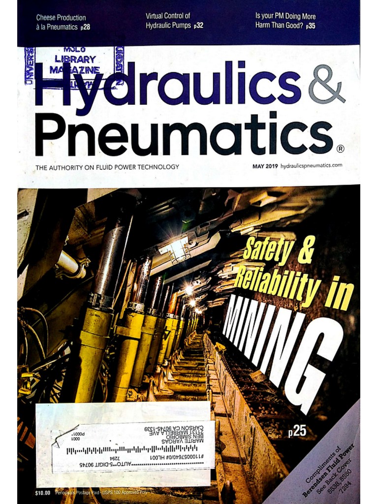 Hydraulics & pneumatics May 2019